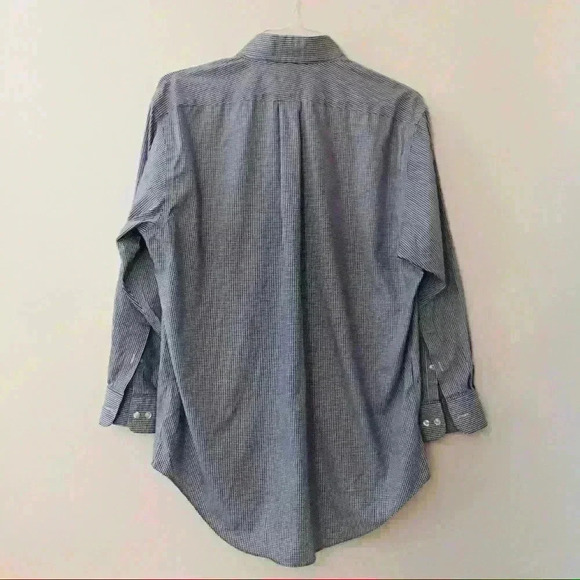 Lands End Shirt No Iron Pinpoint Oxford - Picture 2 of 9